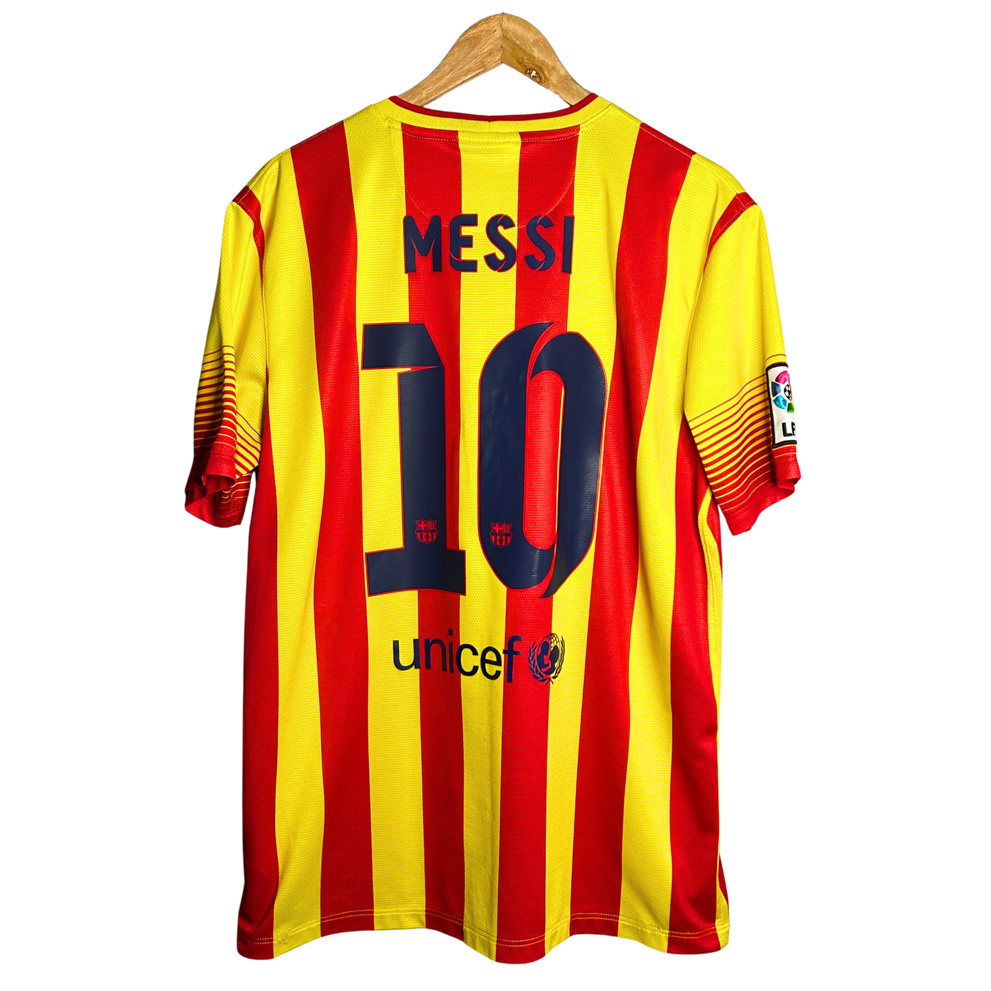2013-14 Barcelona Away Shirt “Messi 10” - L