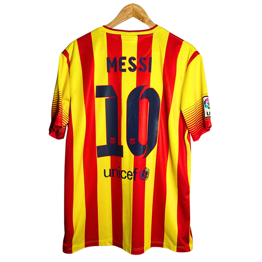 2013-14 Barcelona Away Shirt “Messi 10” - L