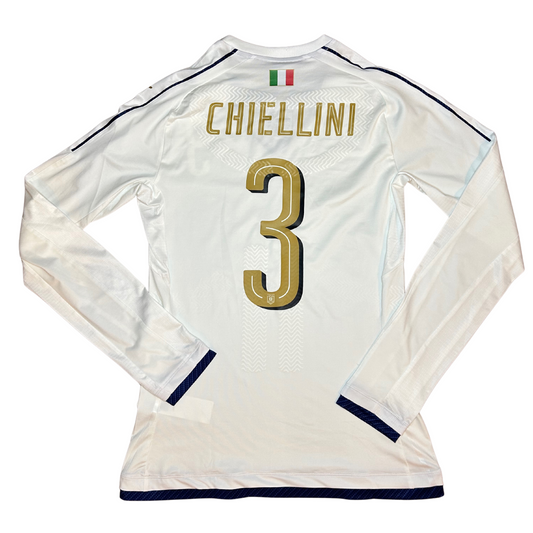 2016 Italy Player-Spec Away Shirt - Excellent - Large - Chiellini 3