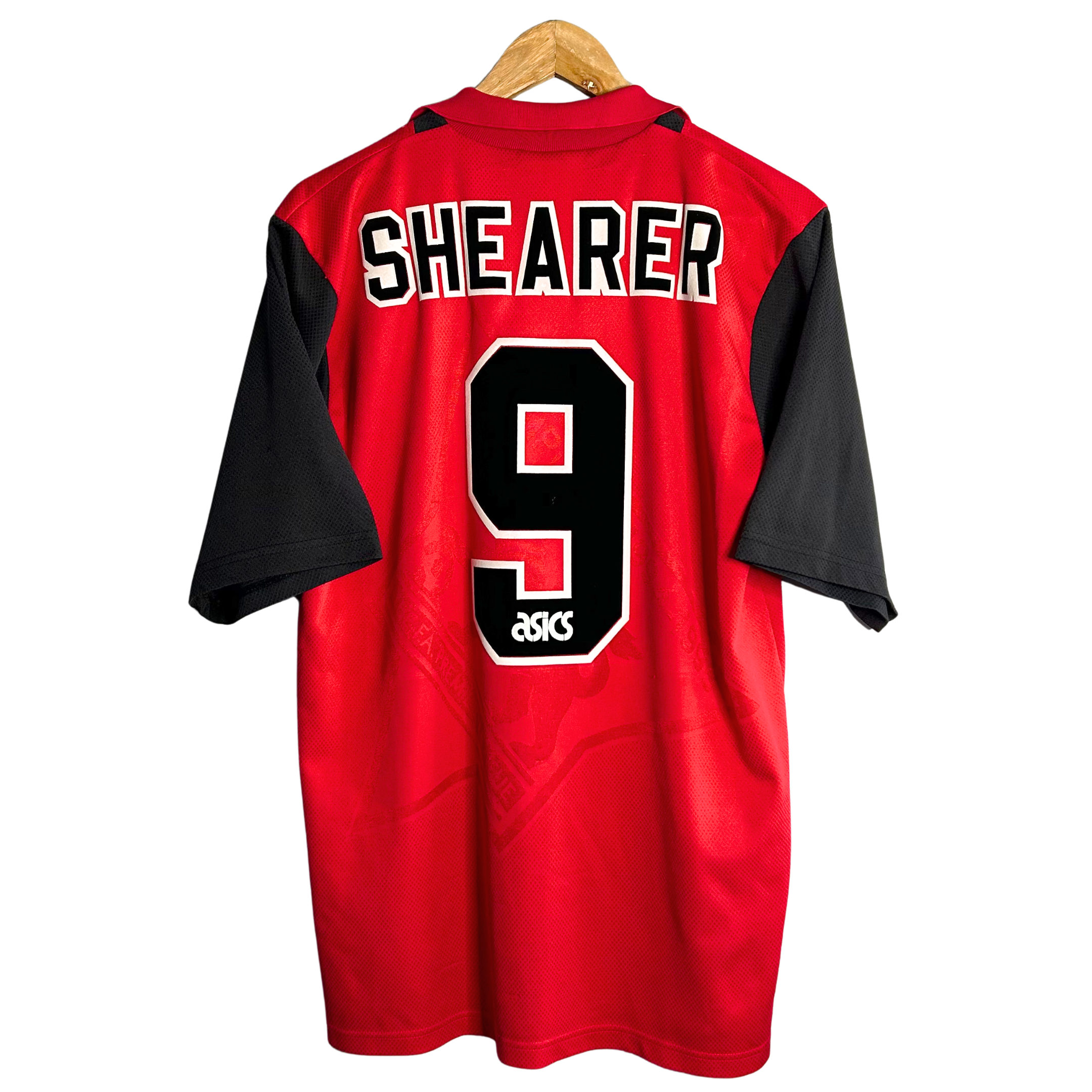 1995-96 Blackburn Rovers Away Shirt “Shearer 9” - M