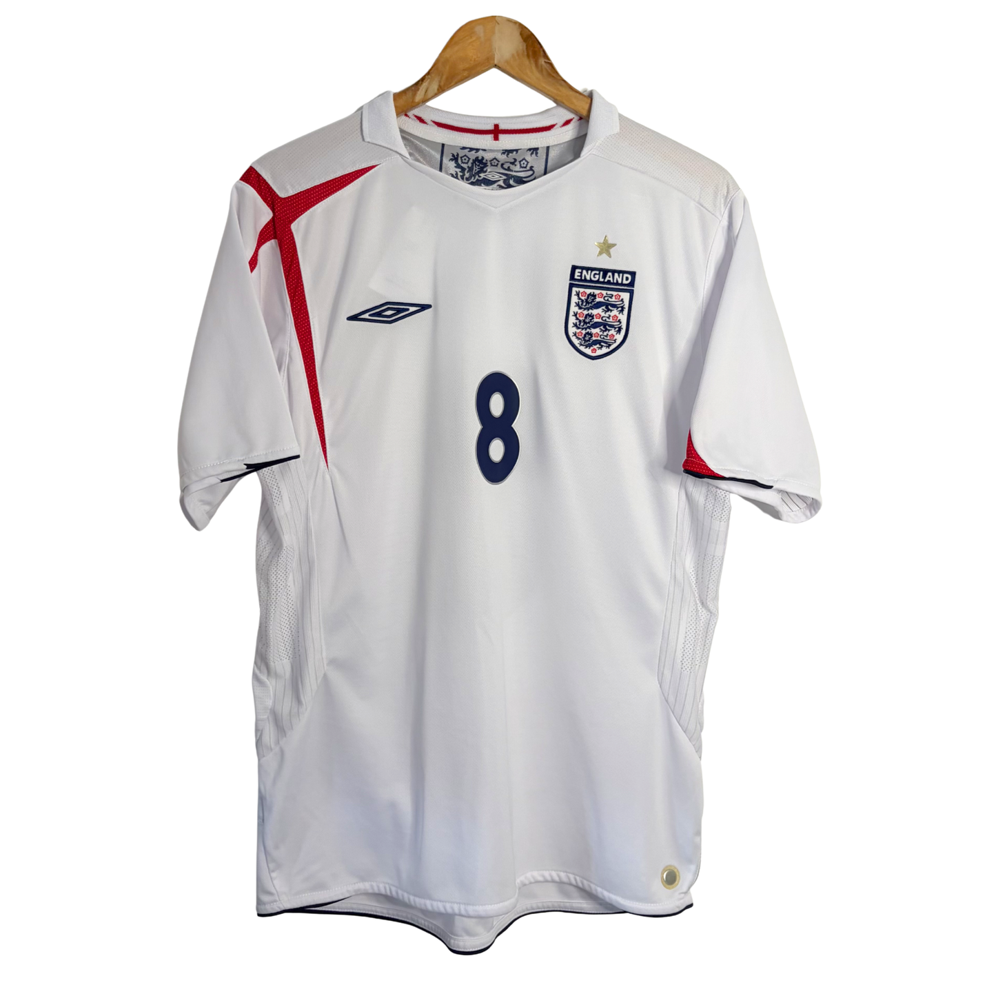 2006 England Home Shirt “Lampard 8” - L