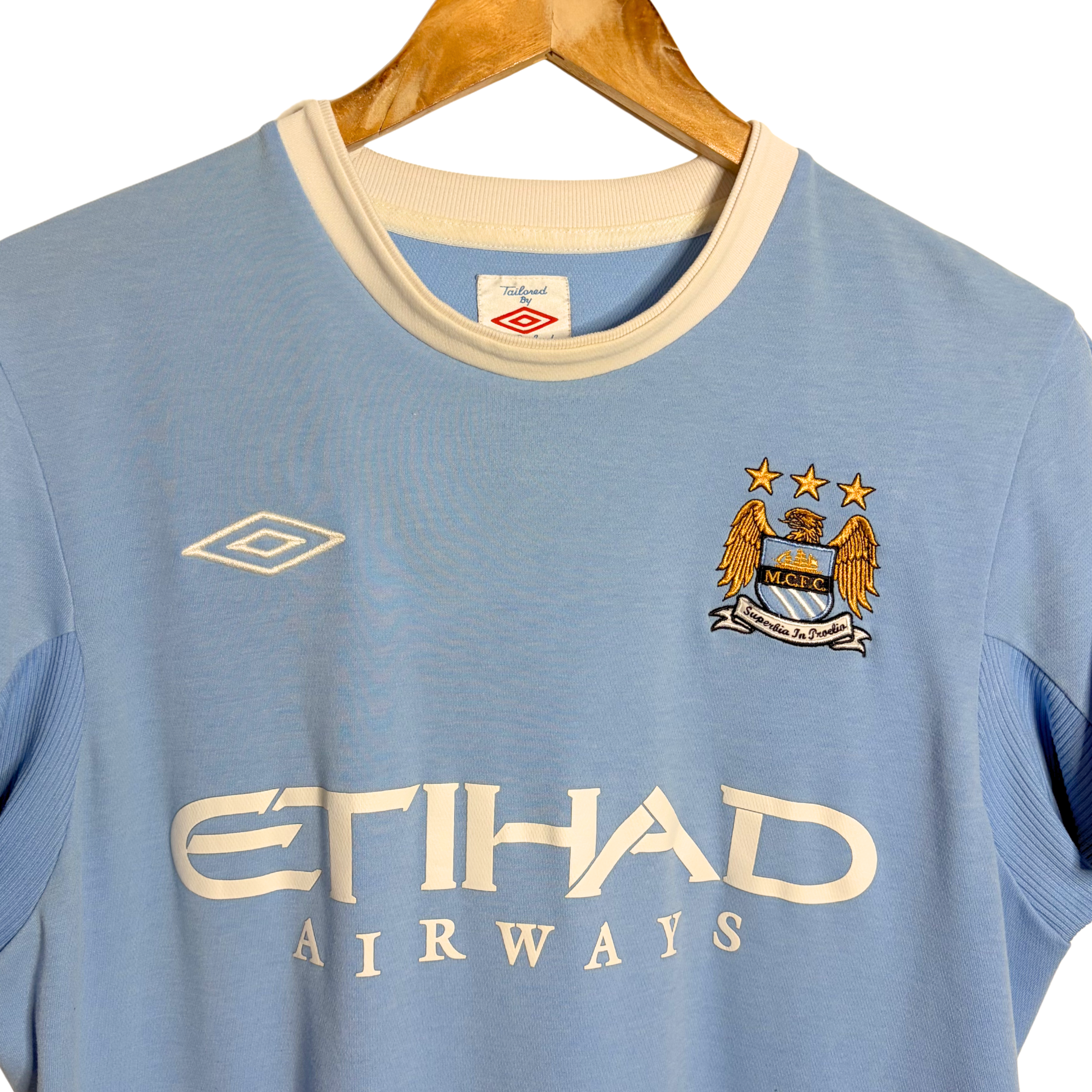 2009-10 Manchester City Home Shirt - L