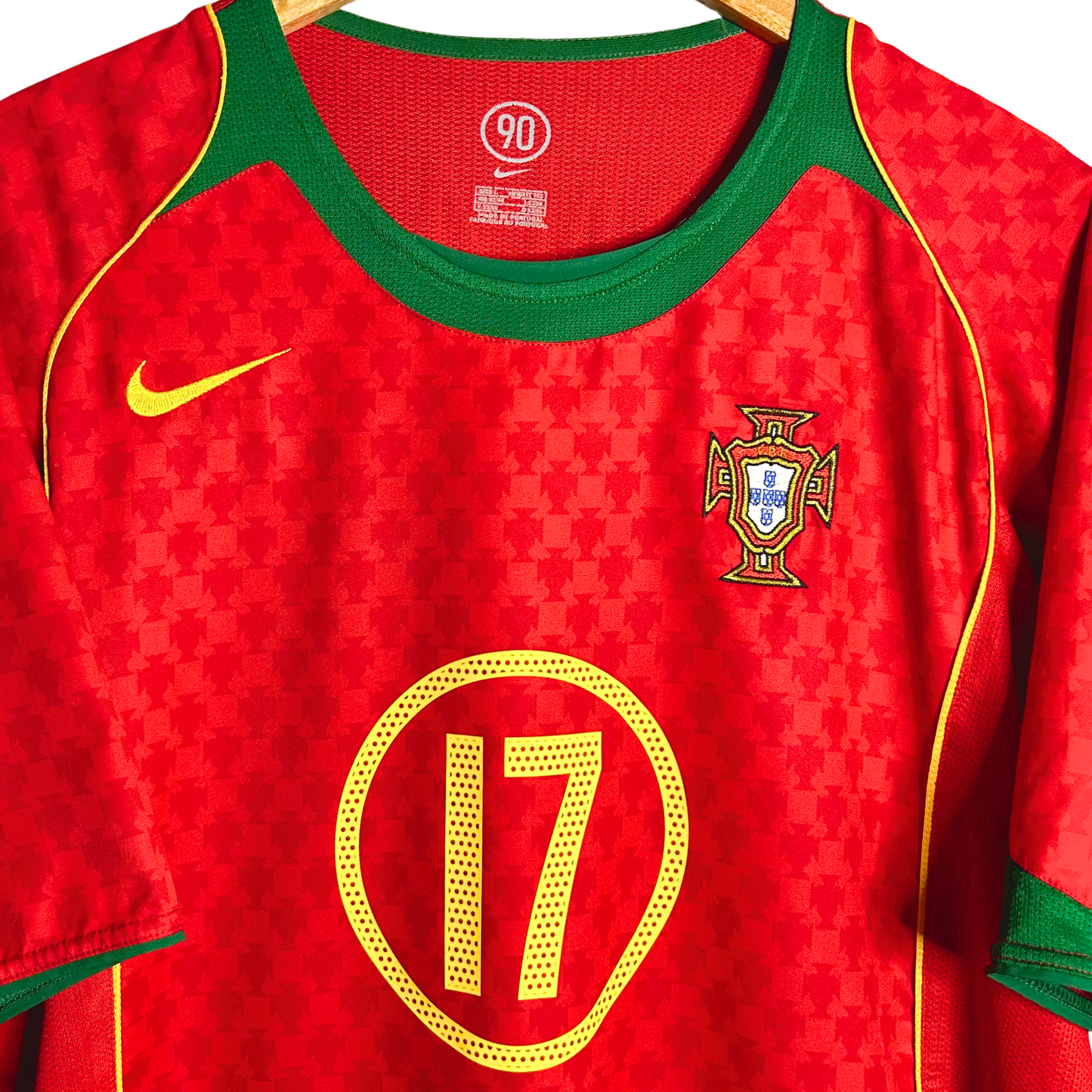 2004 Portugal Home Shirt “C. Ronaldo 17” - L
