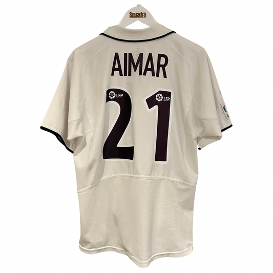 2002-03 Valencia Home Shirt - Small - Aimar 21