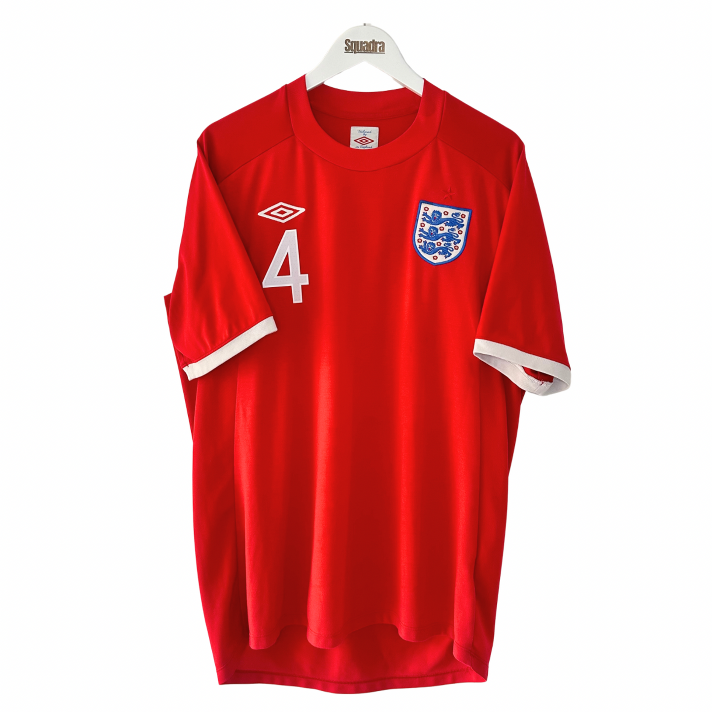 2010 England Away Shirt - L/XL - Gerrard 4