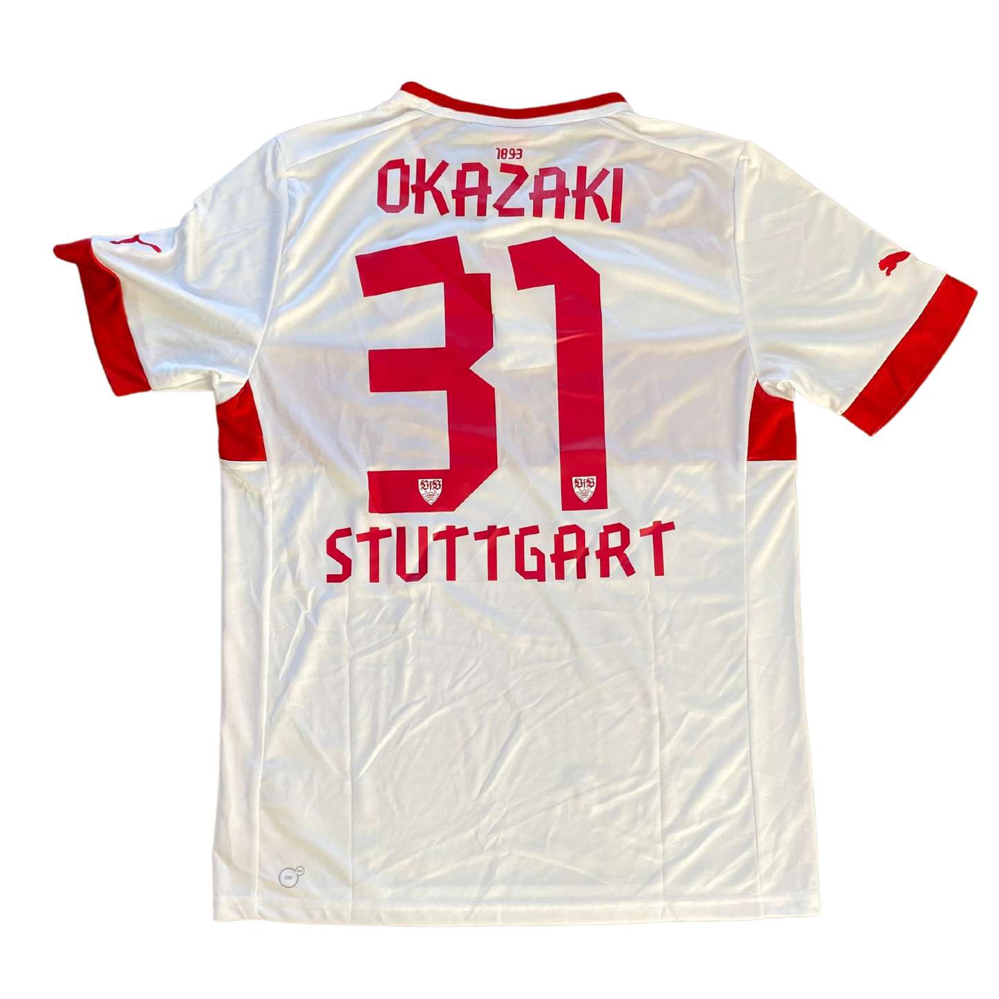 2012-13 Stuttgart Home Shirt - BNWT - Large - Okazaki 31