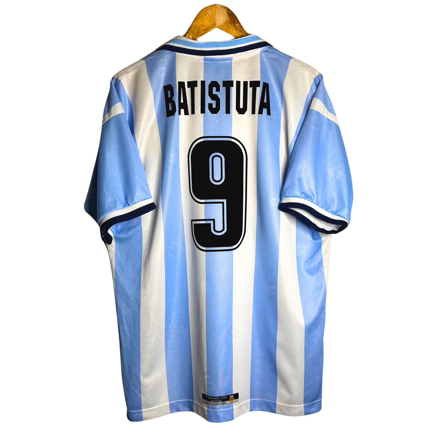 1999 Argentina Home Shirt “Batistuta 9” - L