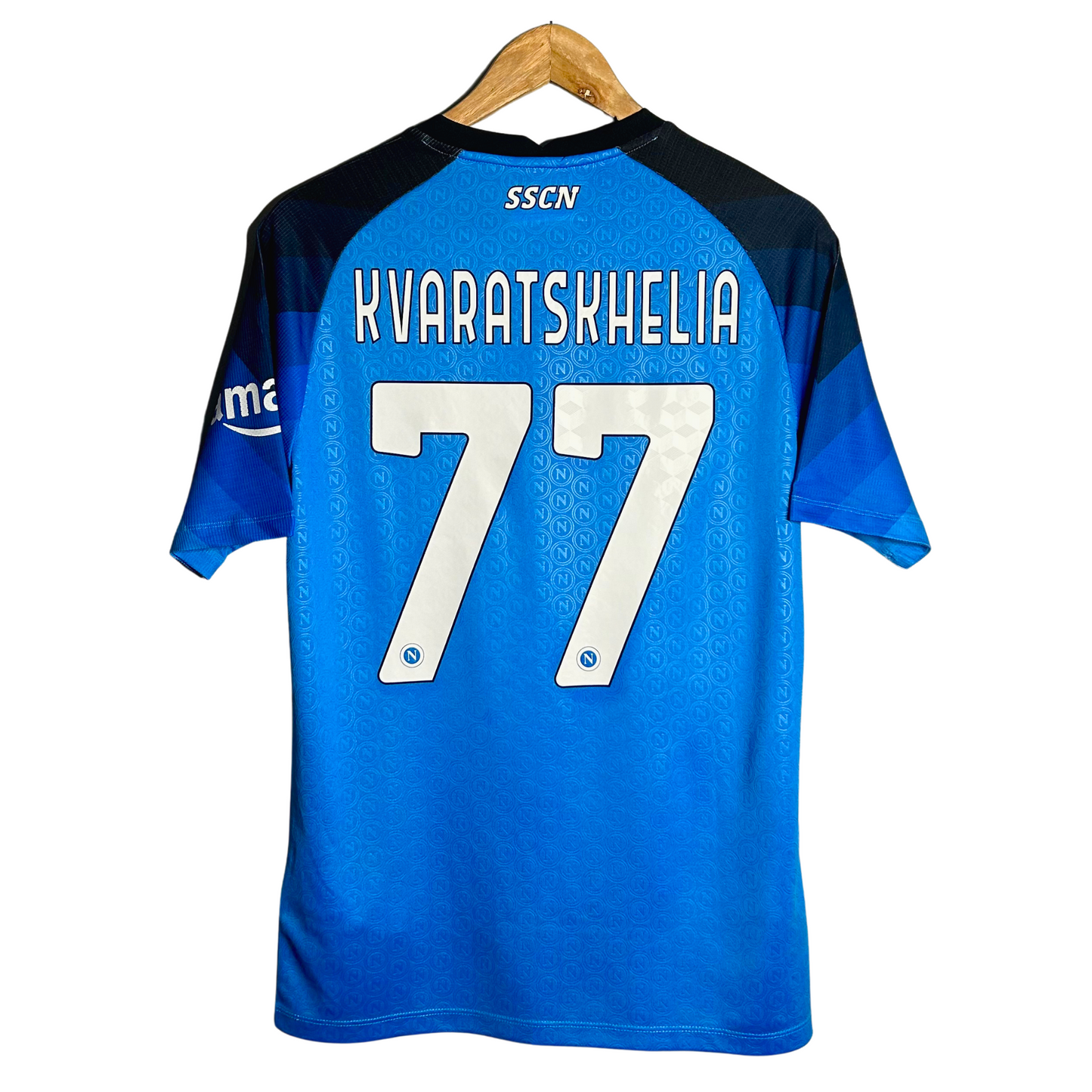 2022-23 Napoli Home Shirt (BNWT) “Kvaratskhelia 77” - M