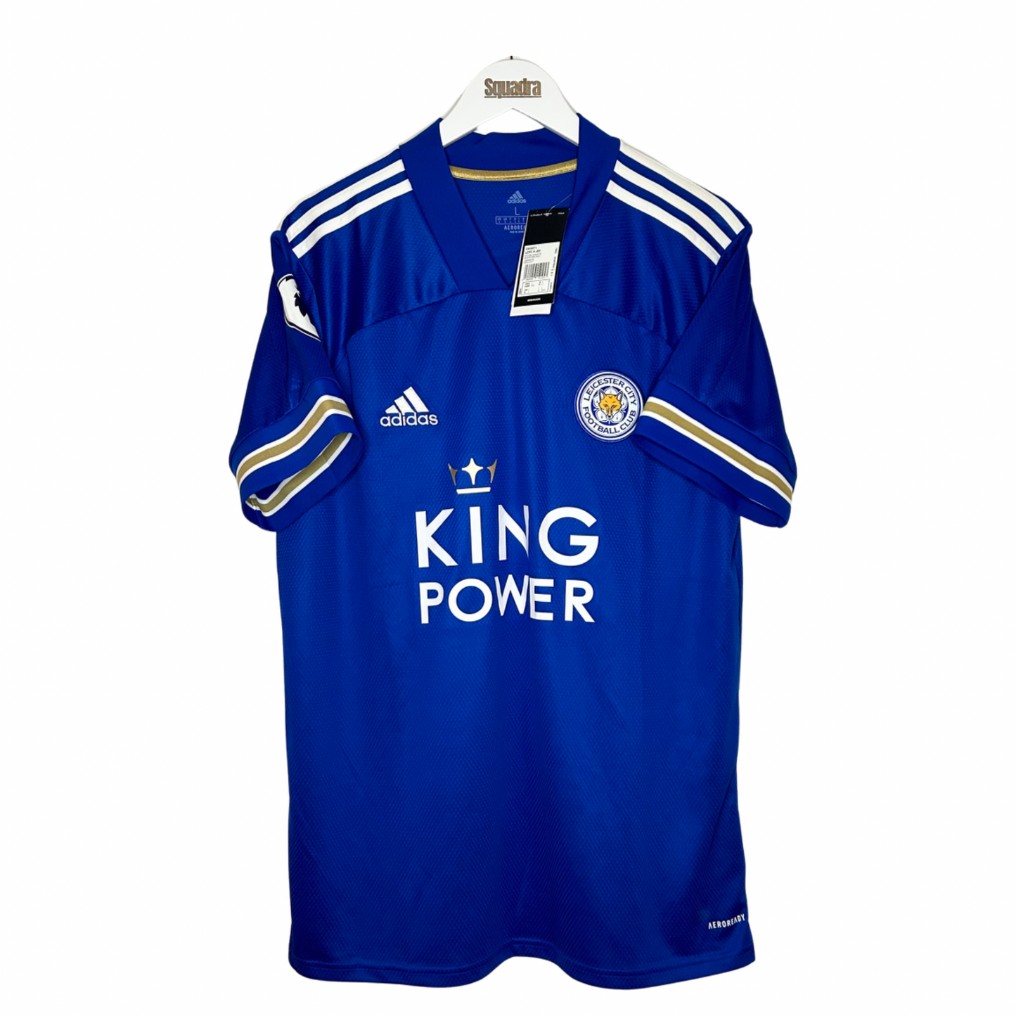 2020-21 Leicester City Home Shirt BNWT - Large - Vardy 9