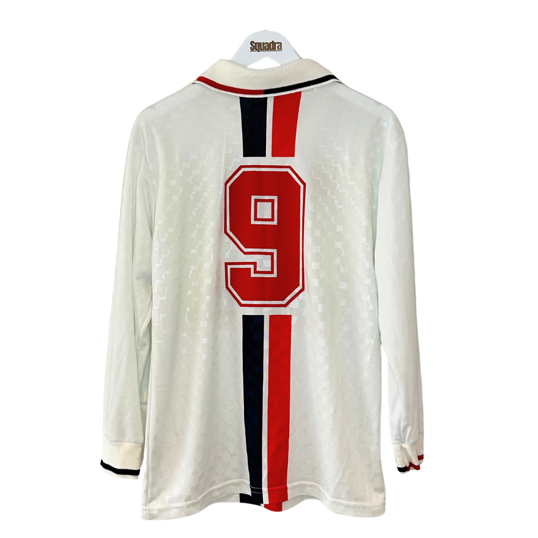 1995-97 AC Milan L/S Away Shirt - Medium - Weah 9