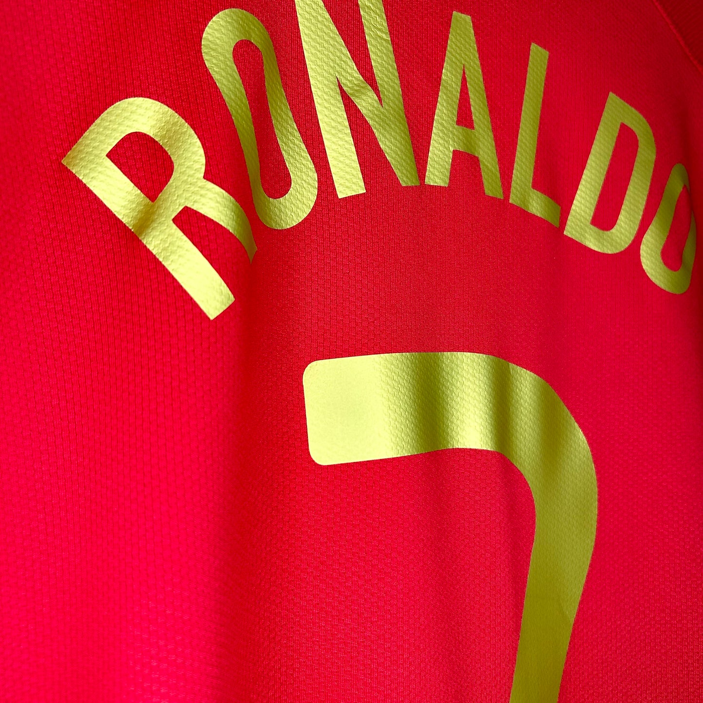 2008 Portugal Home Shirt - Large - Ronaldo 7