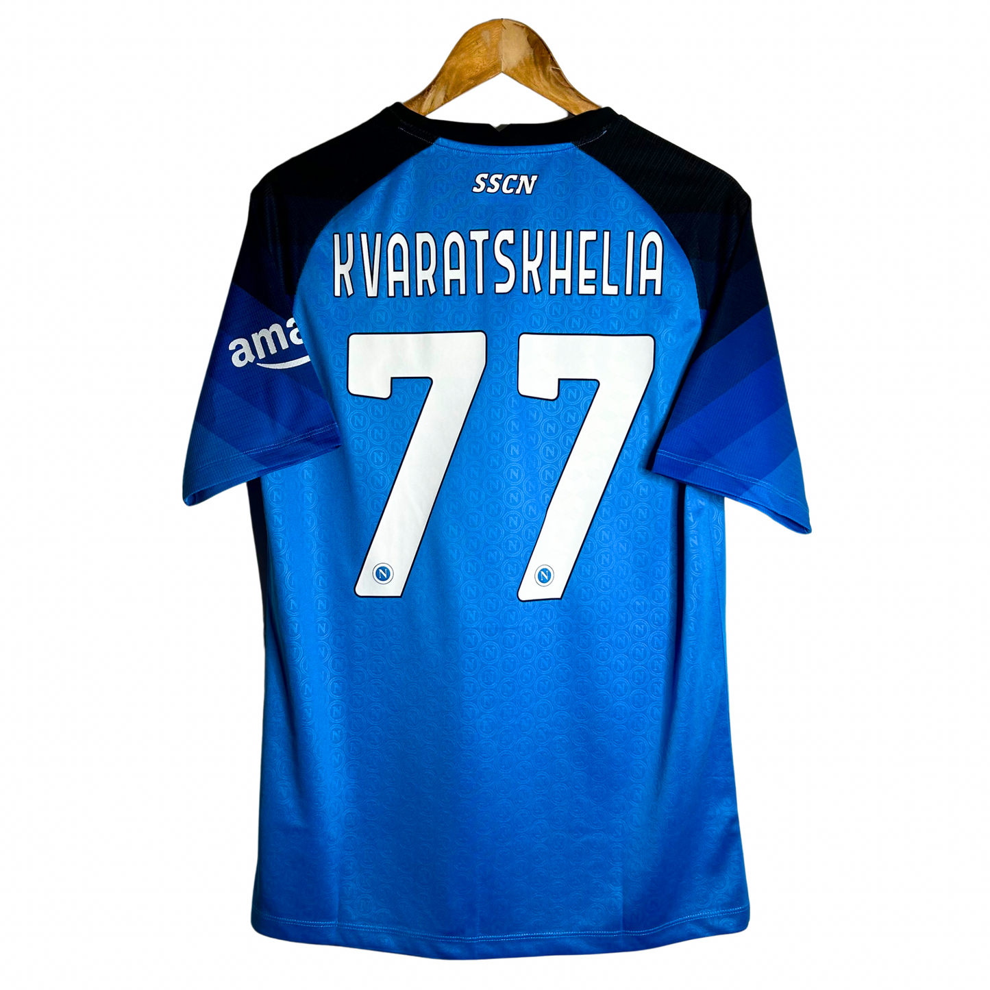 2022-23 Napoli Player-Spec Home Shirt (BNWT) “Kvaratskhelia  77”