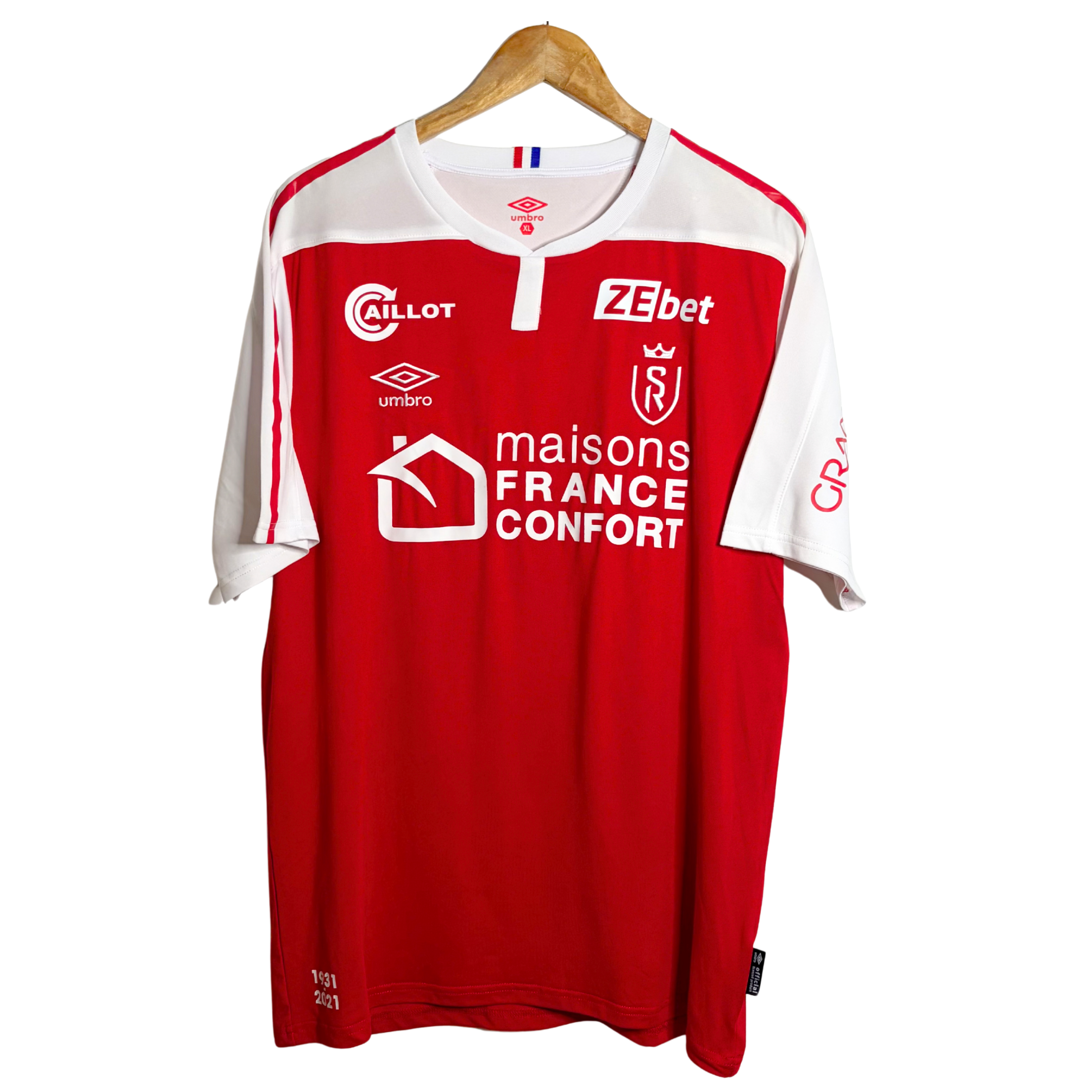 2020-21 Stade de Reims Home Shirt “Ekitike 34” - XL