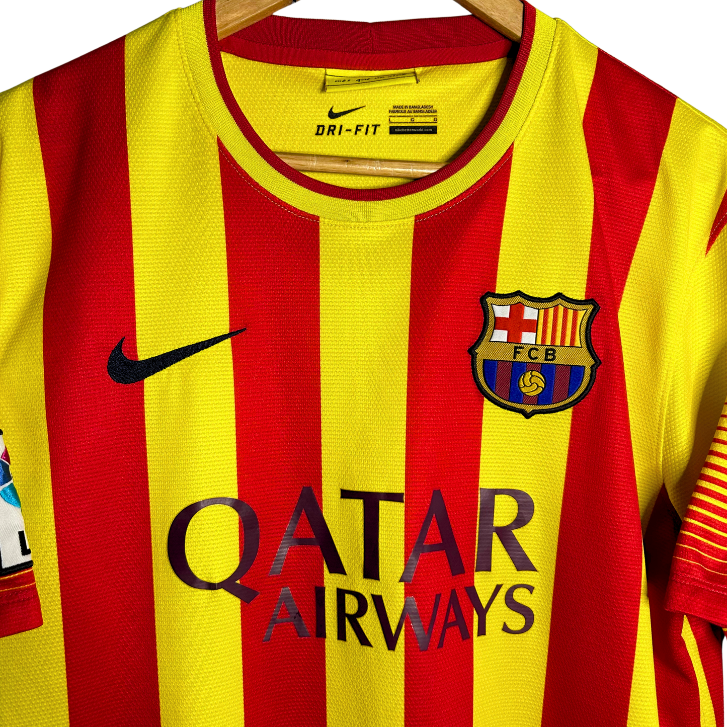 2013-14 Barcelona Away Shirt “Messi 10” - L