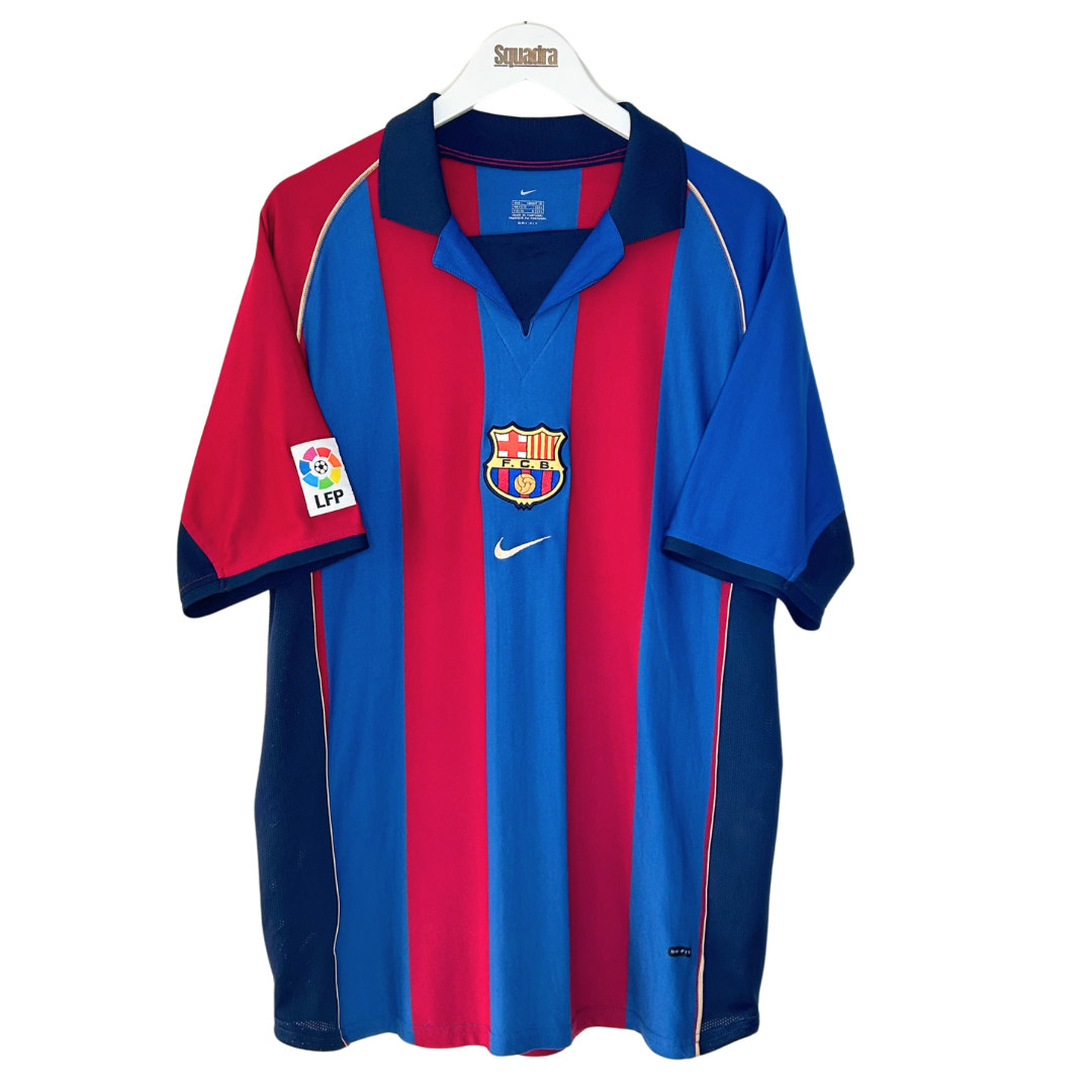 2001-02 Barcelona Home Shirt - Large - Puyol 24