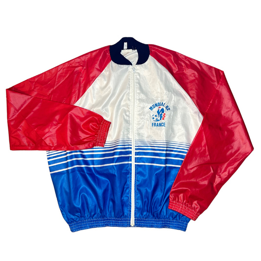 1982 France “Mundial ‘82” Track Jacket Factory Sample - Excellent - L/XL