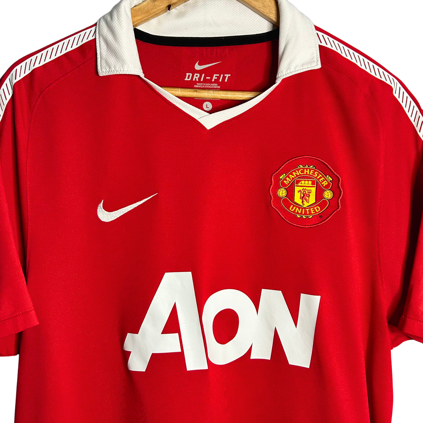 2010-11 Manchester United Home Shirt - L