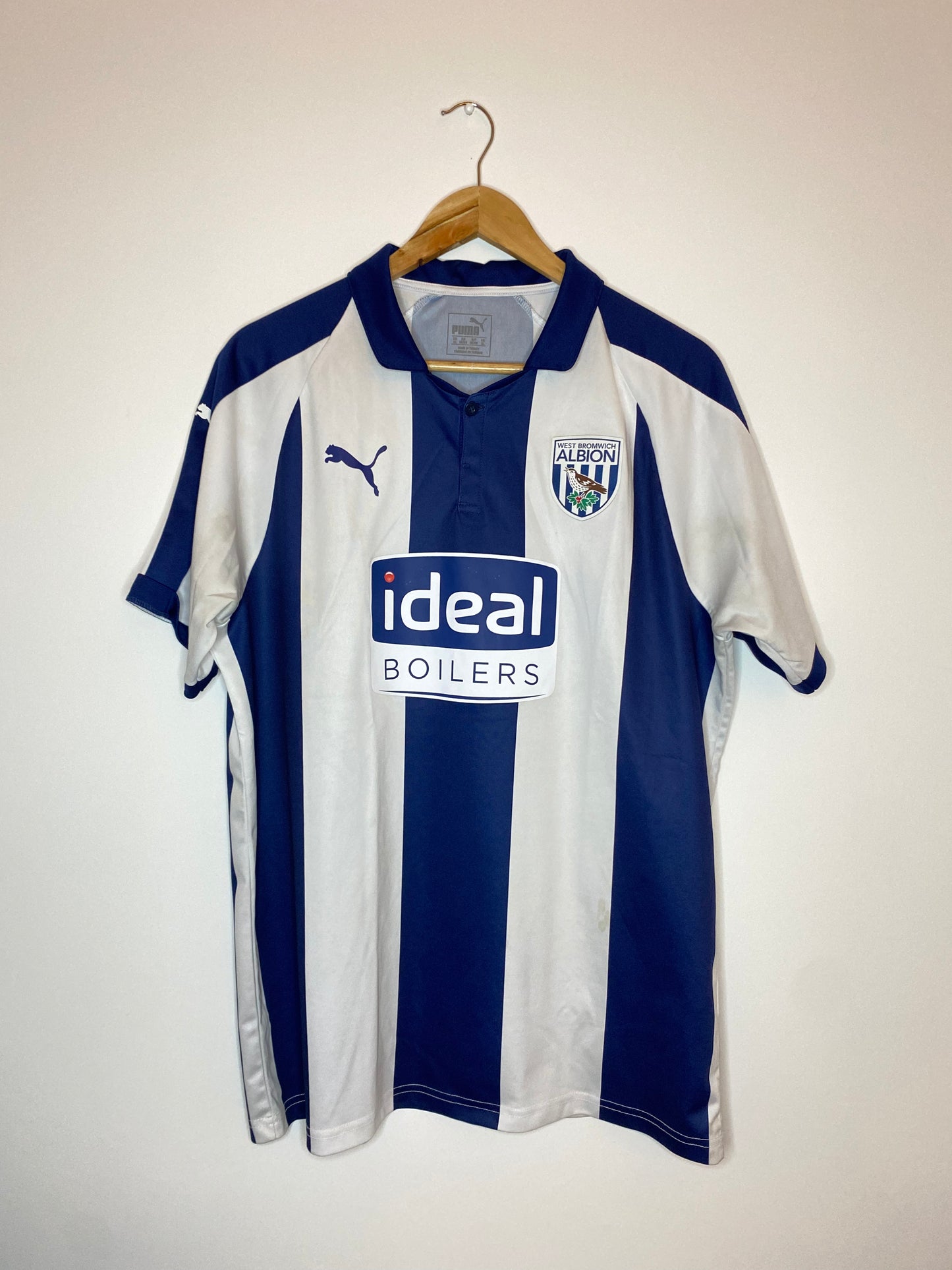 2018-19 West Brom Home Shirt - Excellent - XL