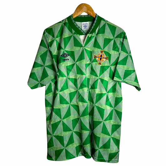 1990 Northern Ireland Home Shirt - L