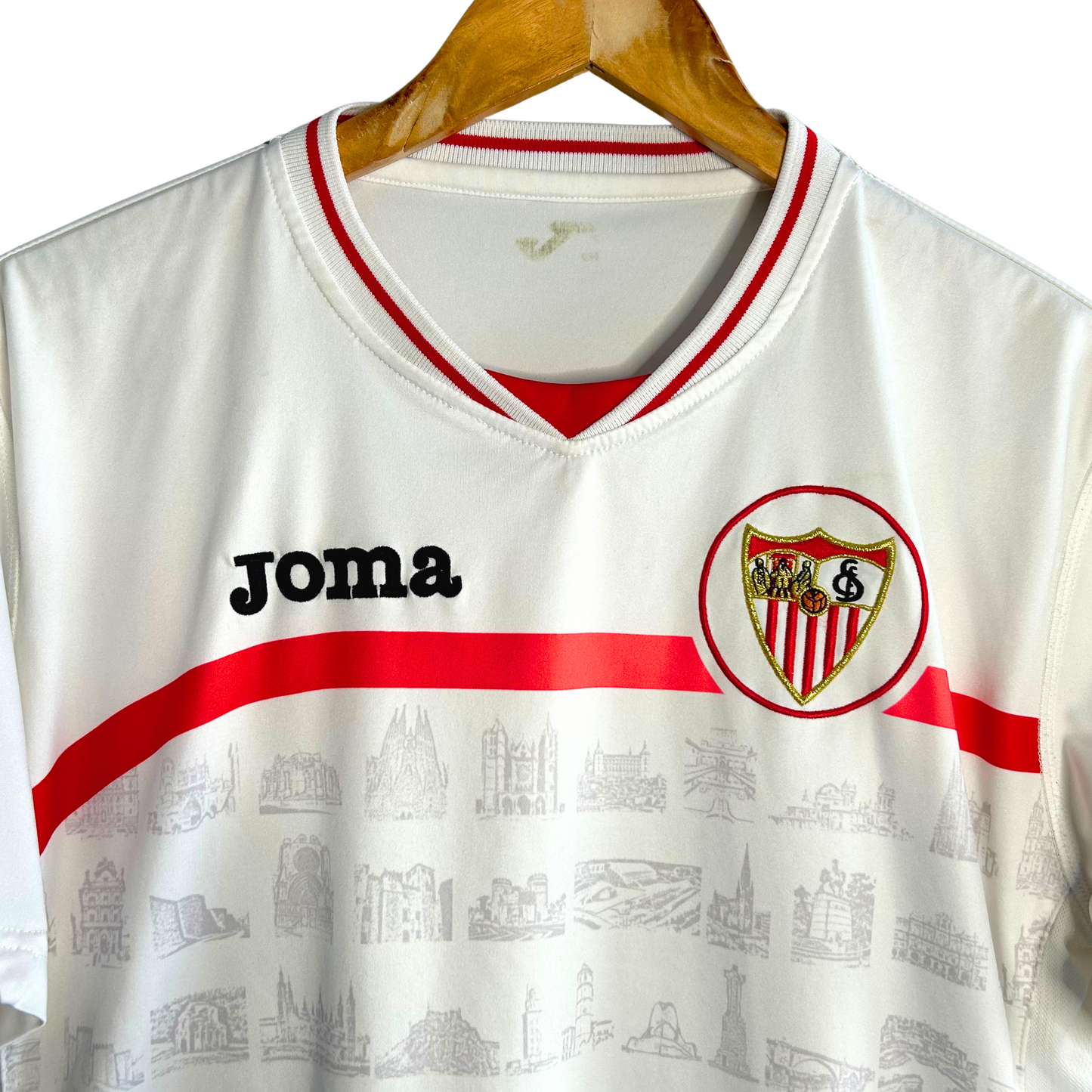 2010-11 Sevilla Home Shirt - S