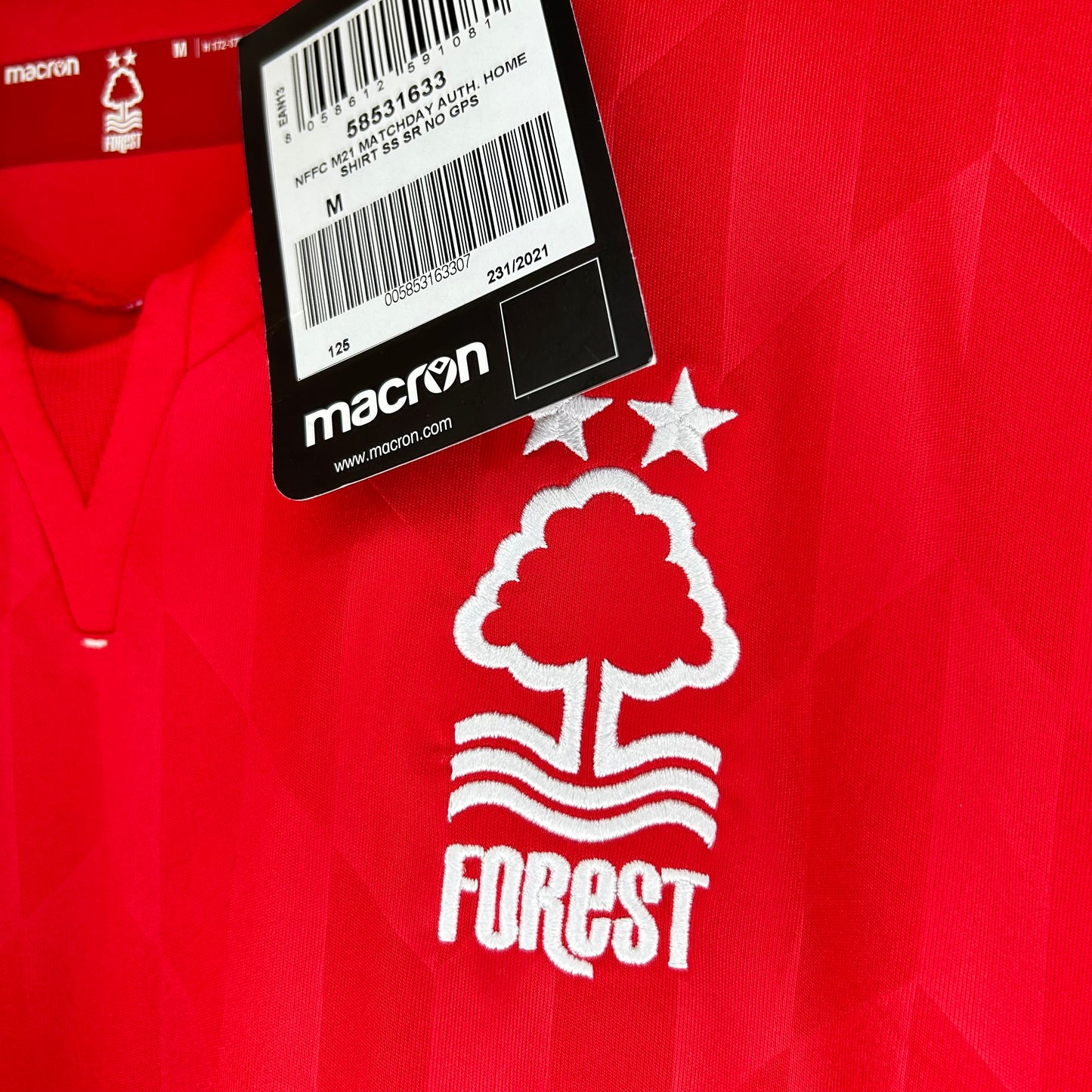 2021-22 Nottingham Forest Home Shirt BNWT - Medium - Worrall 4