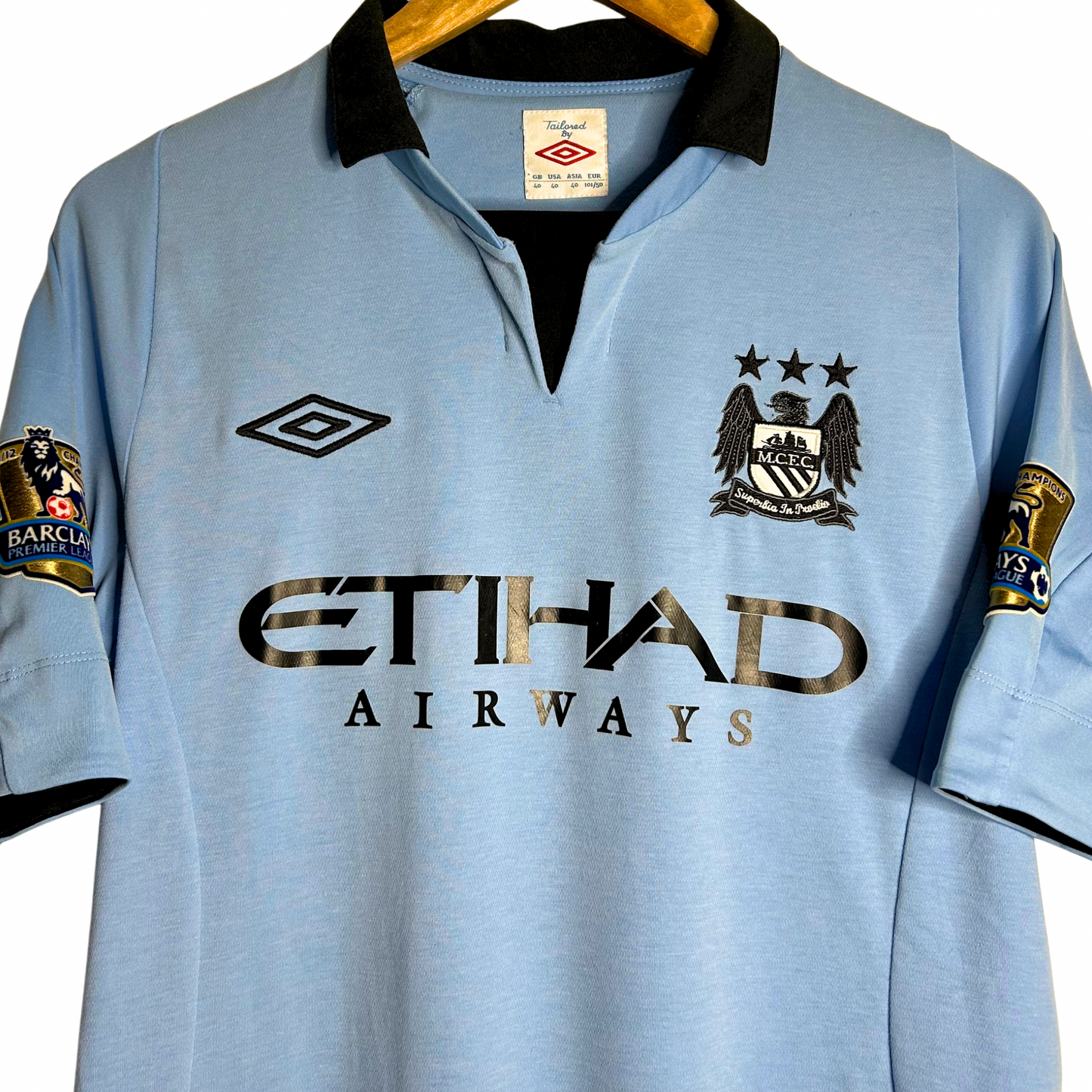 2012-13 Manchester City Home Shirt - M