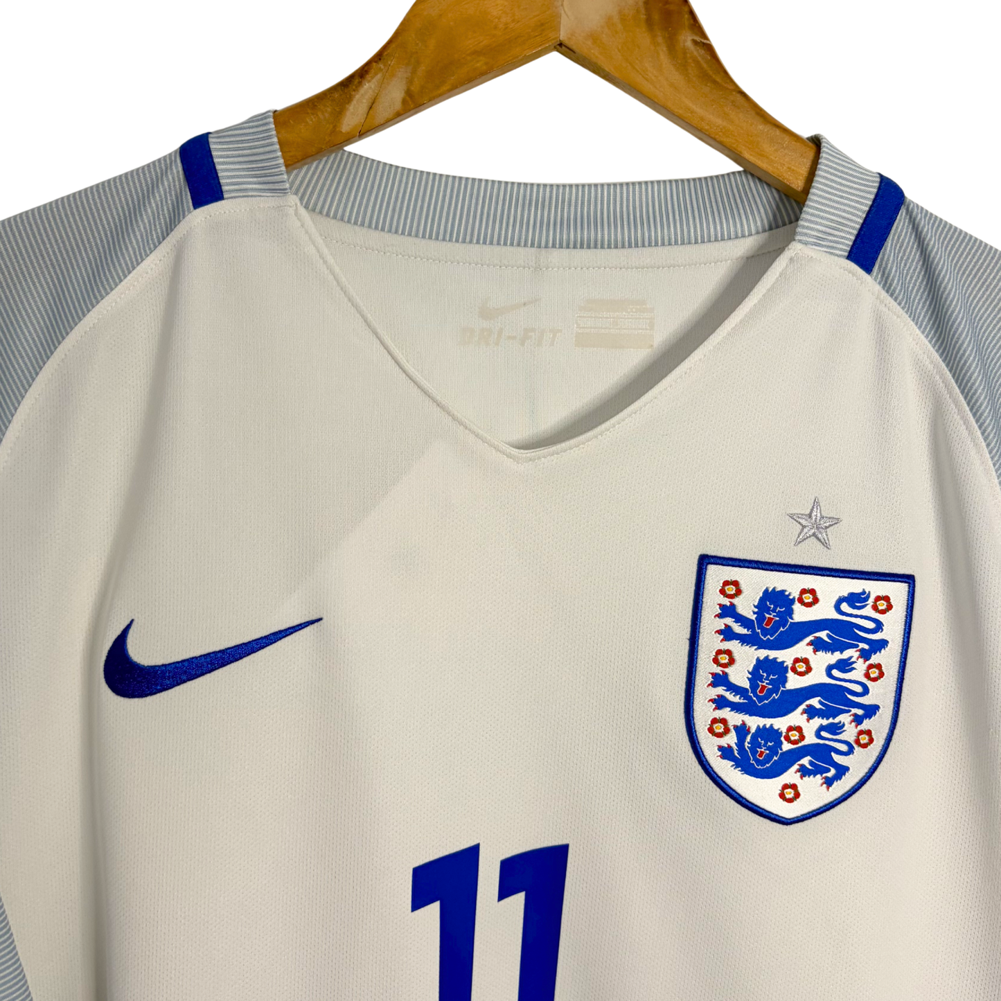 2016 England Home Shirt “Vardy 11” - L