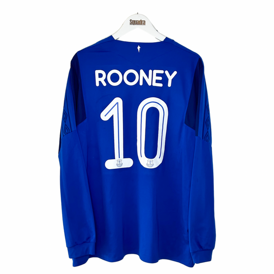 2017-18 Everton Home Shirt L/S - XL - Rooney 10