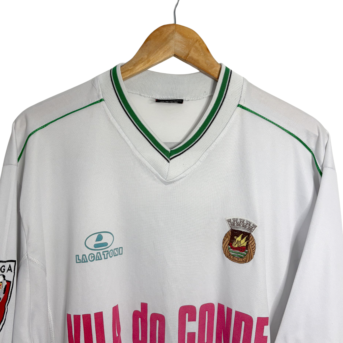 2000-01 Rio Ave Match Worn Away Shirt “Alercio 7” - XL