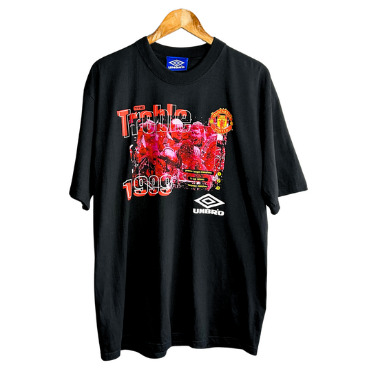 1999 Manchester United “Treble” Graphic Tee - L