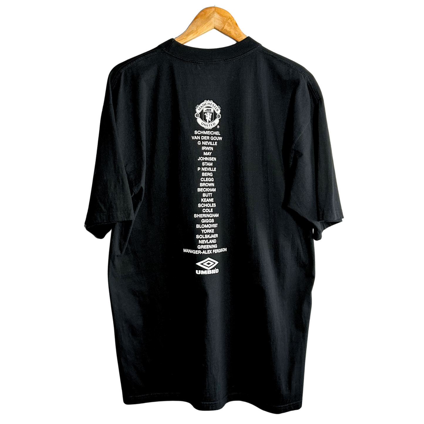 1999 Manchester United “Treble” Graphic Tee - L