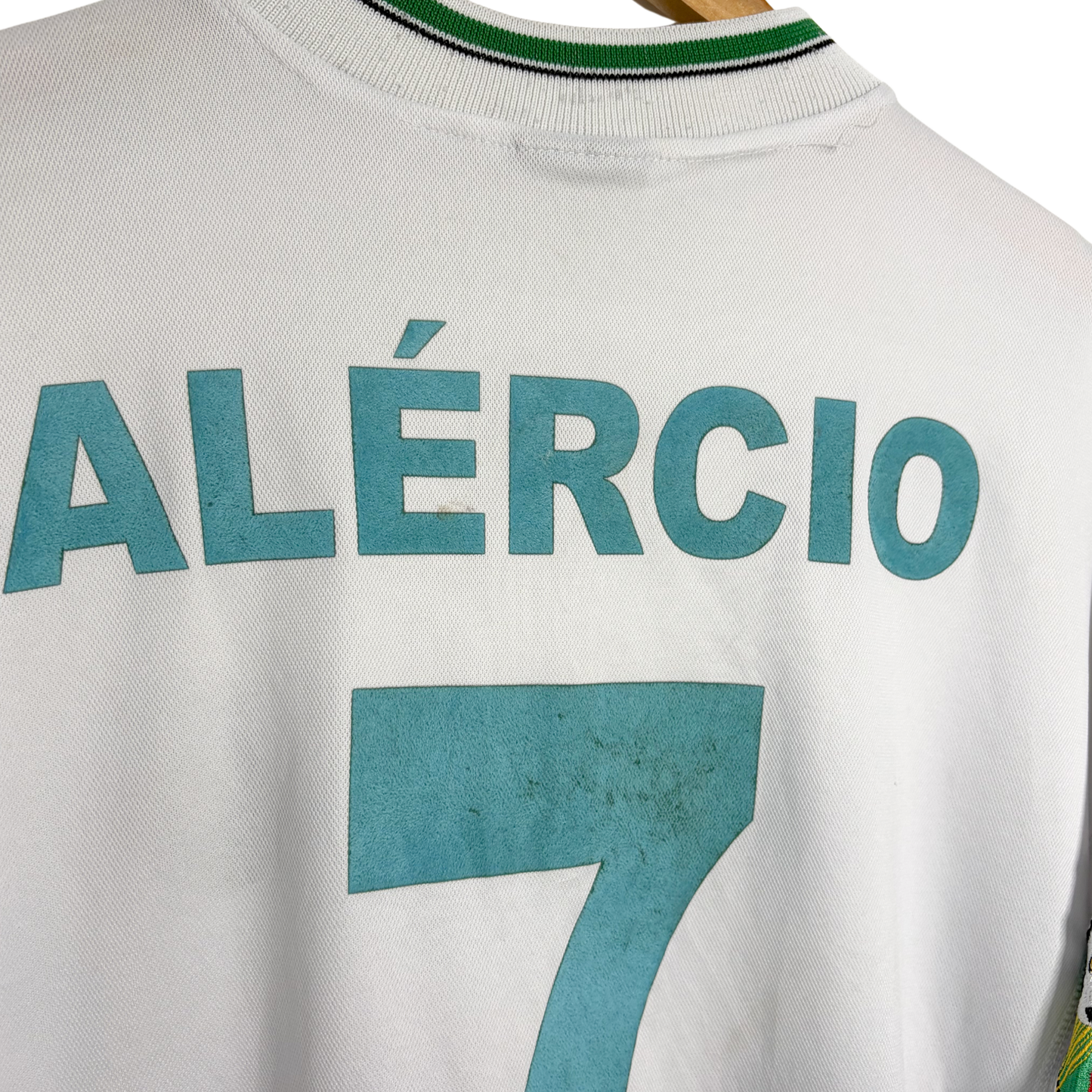 2000-01 Rio Ave Match Worn Away Shirt “Alercio 7” - XL