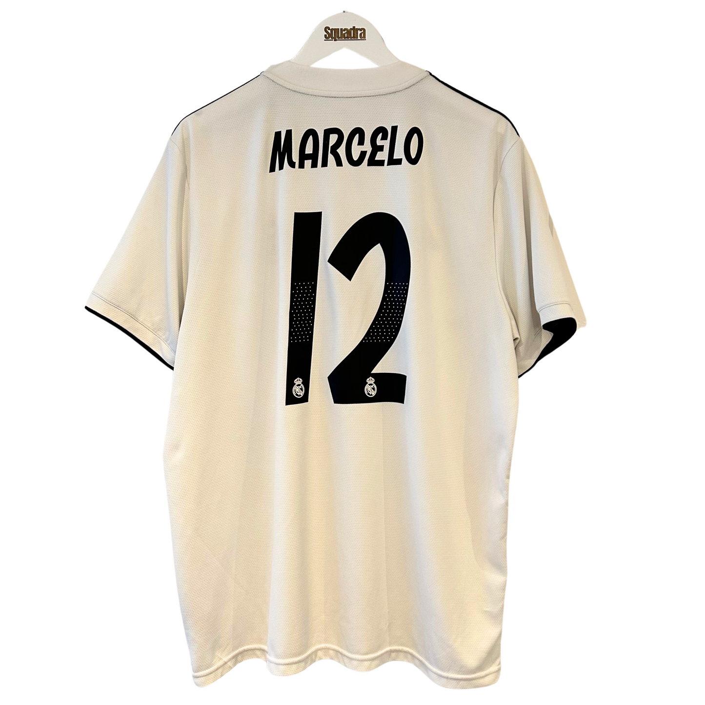 2018-19 Real Madrid Home Shirt - XL - Marcelo 12