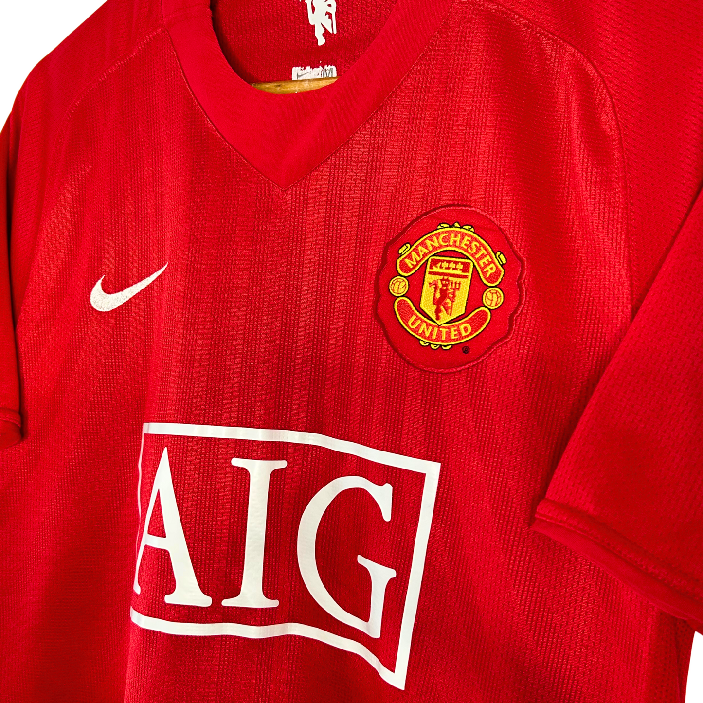 2007-09 Manchester United Home Shirt - M