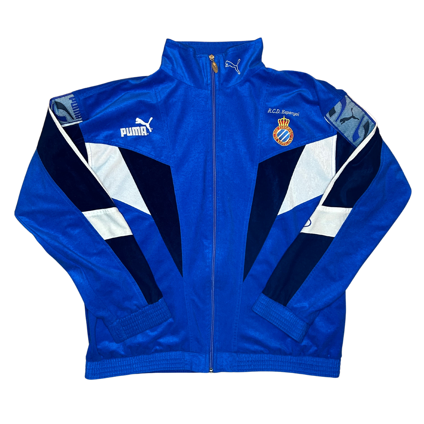 1995-96 RCD Espanyol Full Tracksuit - Excellent - XL