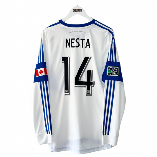 2013 Montreal Impact Player-Spec Home Shirt - XL - Nesta 14