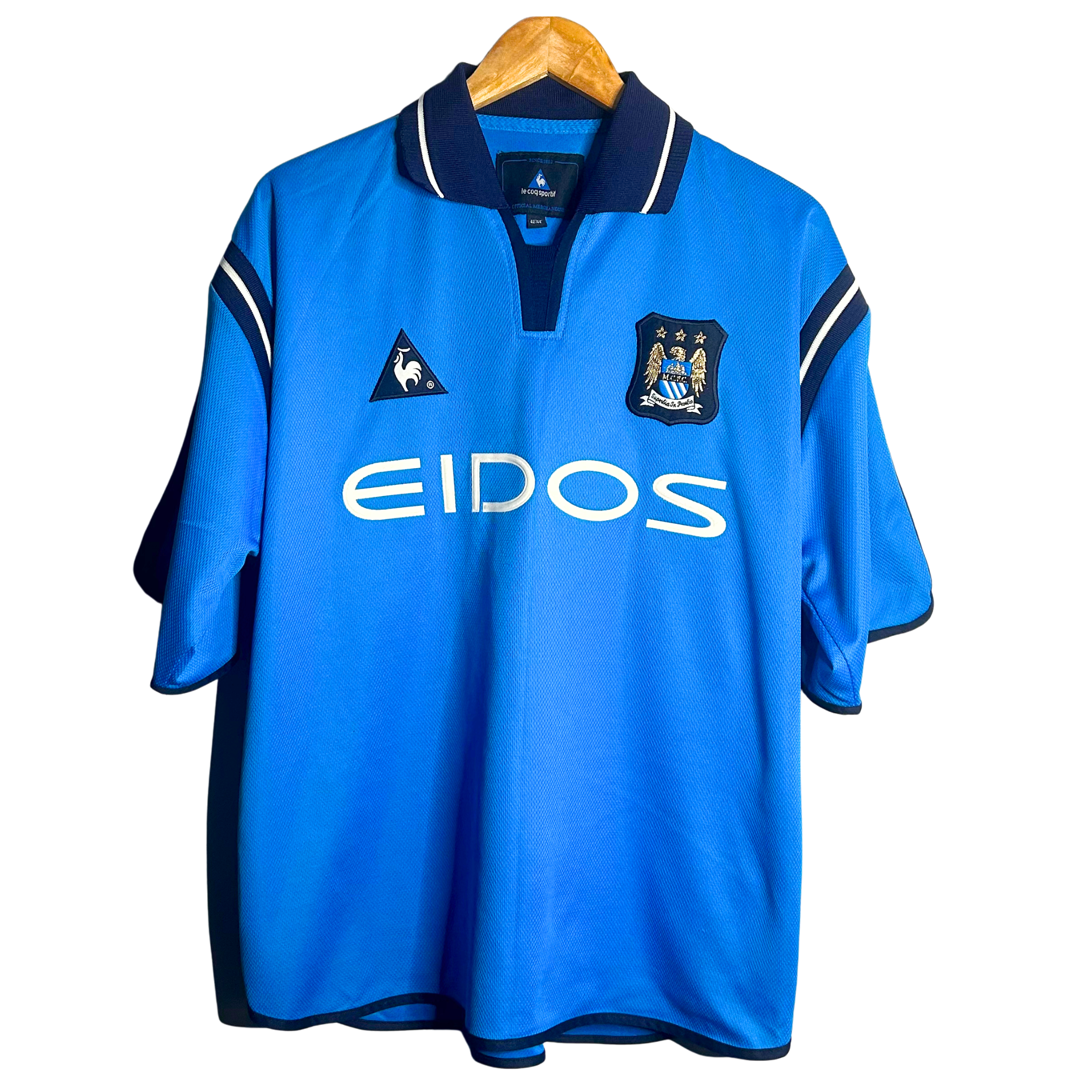 2001-02 Manchester City Home Shirt - L