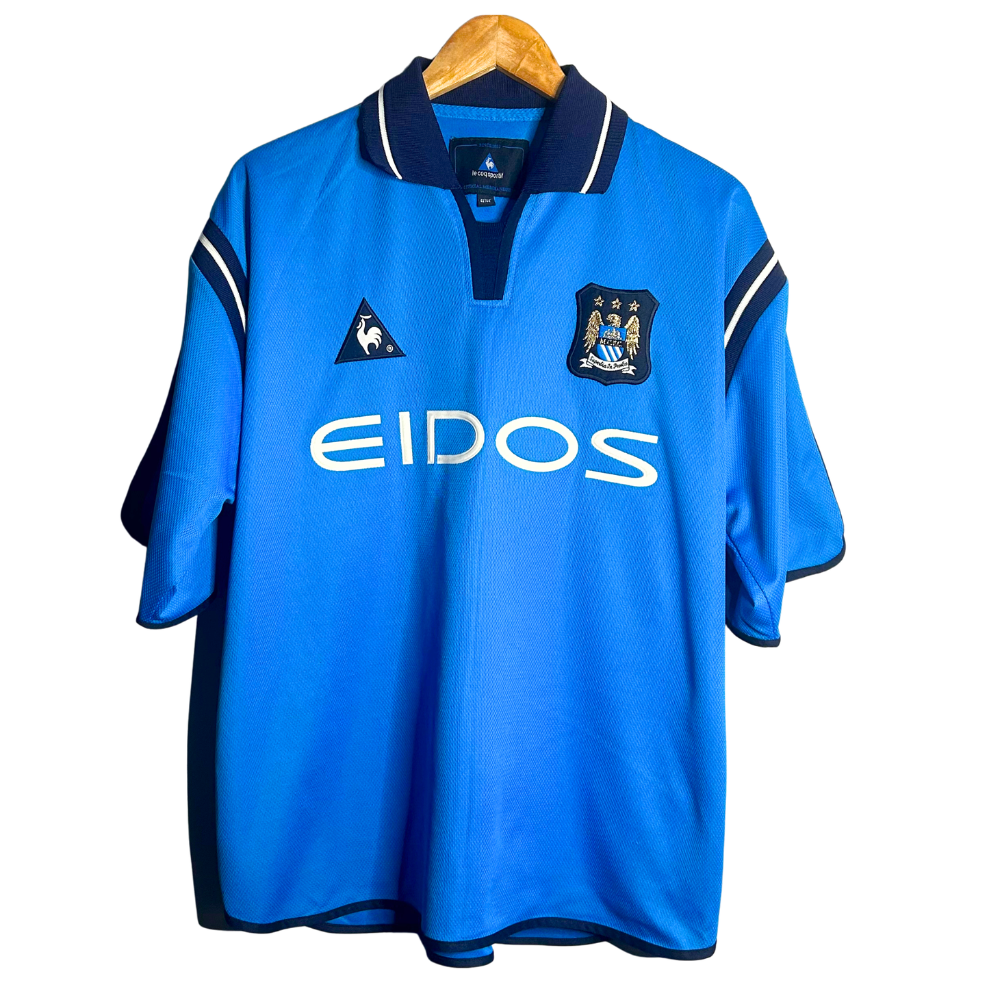 2001-02 Manchester City Home Shirt - L