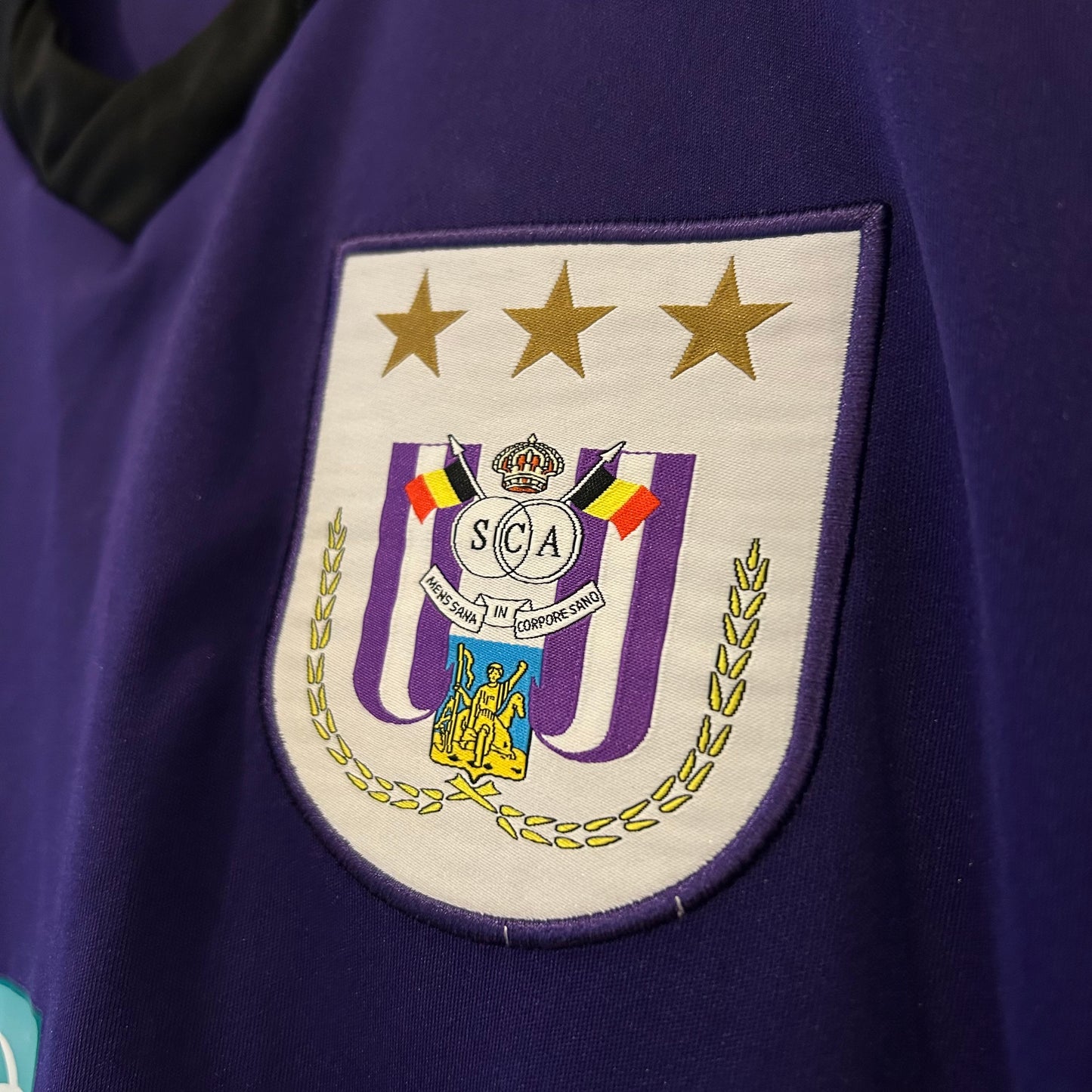 2013-14 Anderlecht Home Shirt - Medium - Mitrovic 45