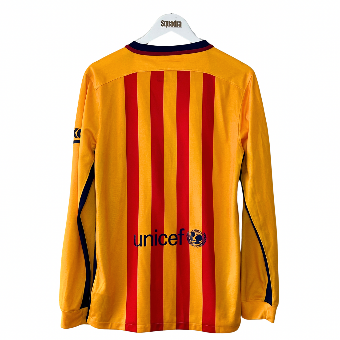 2015-16 Barcelona Away Shirt L/S - Small