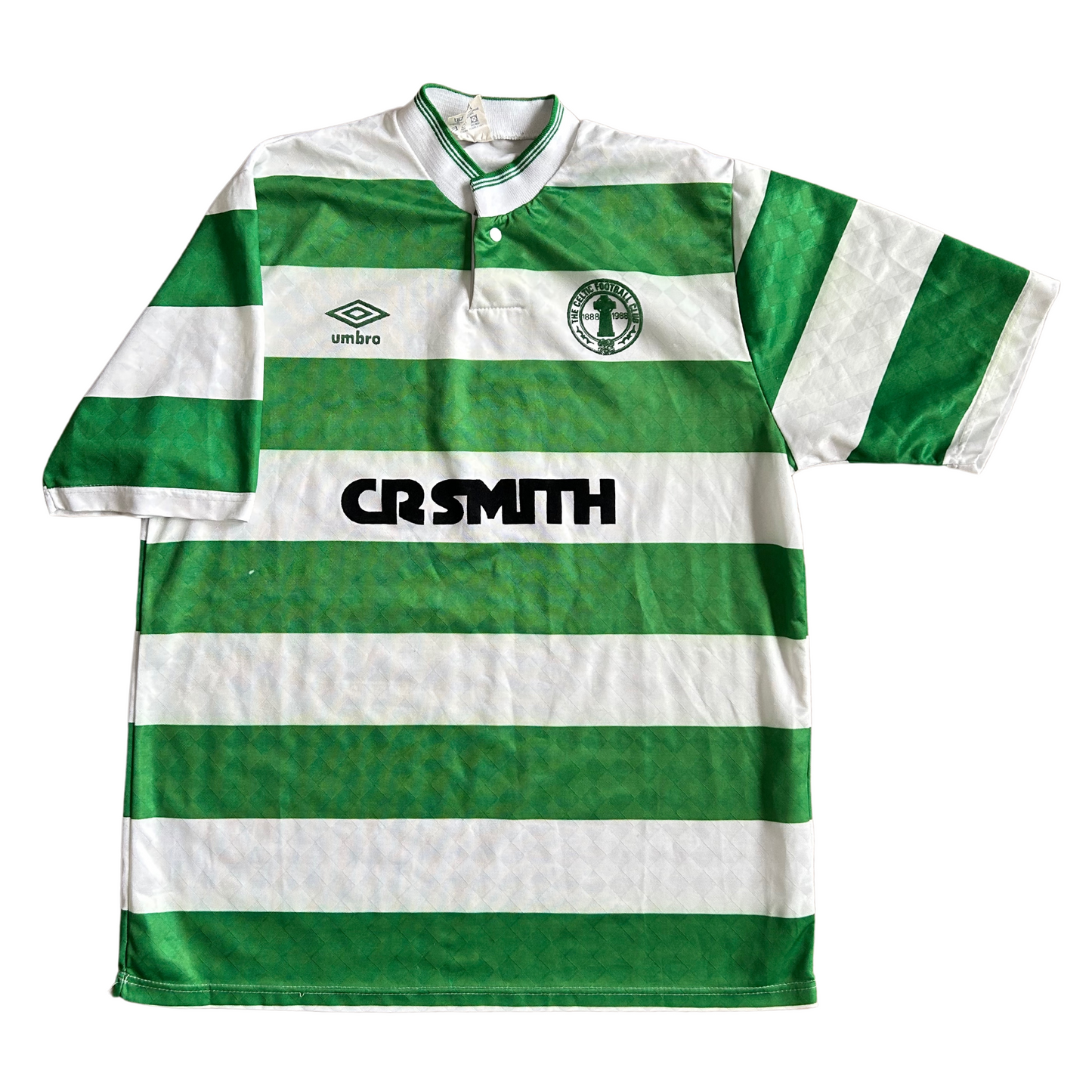 1987-89 Celtic Home Shirt - Excellent - Medium