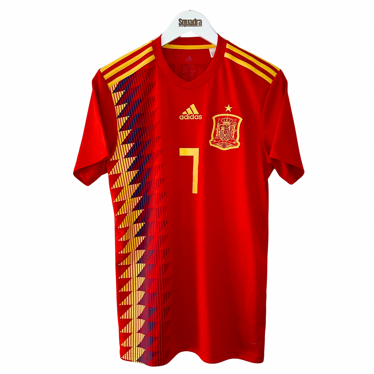 2018 Spain Home Shirt - Small - Morata 7