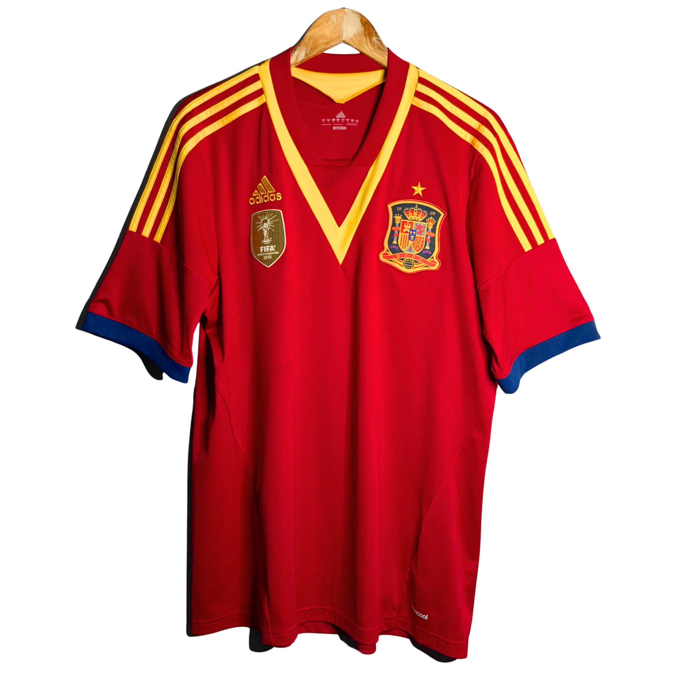 2013 Spain Home Shirt - XL