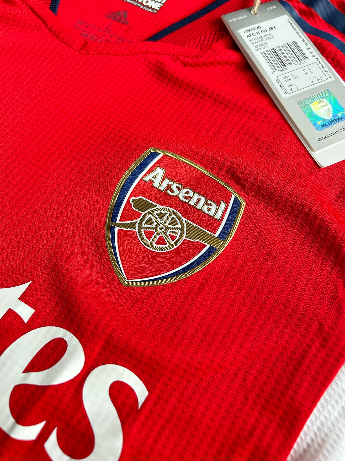 2021-22 Arsenal Player-Spec Home Shirt - BNWT - Large