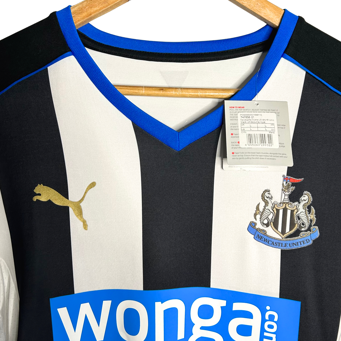 2015-16 Newcastle United Player-Spec Home Shirt (BNWT) - L (tight fit)