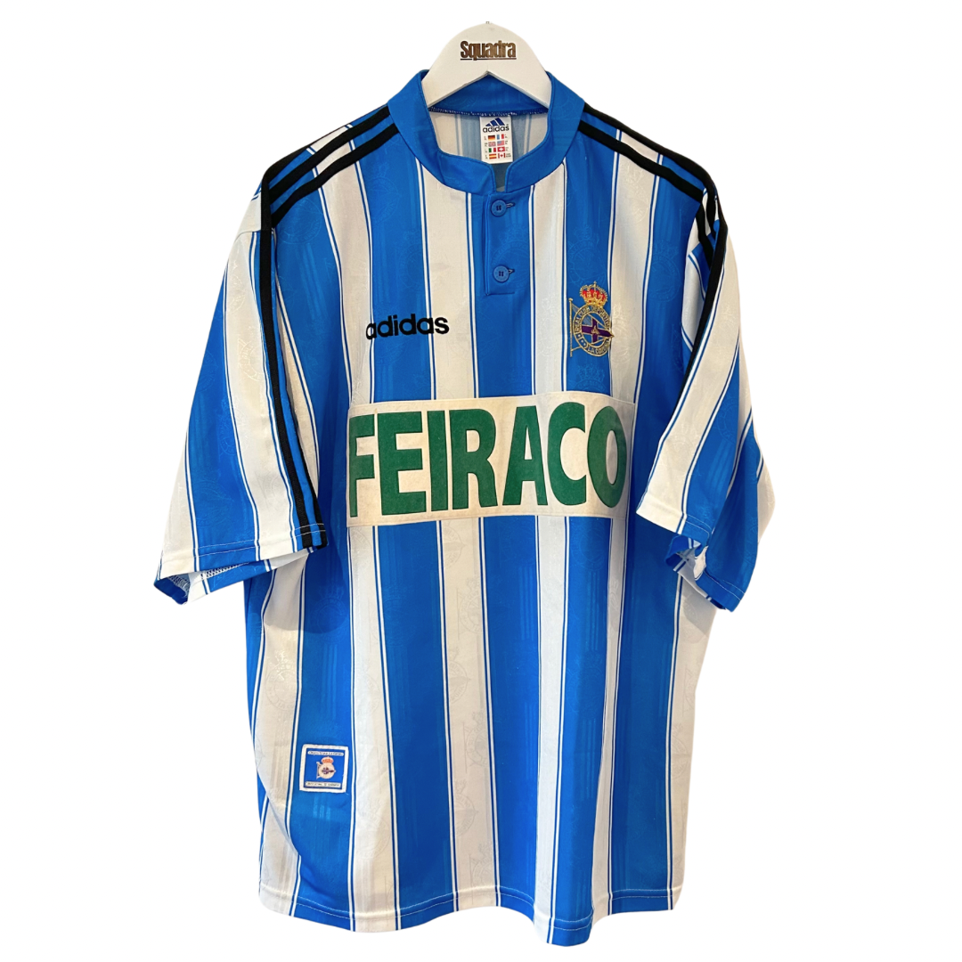 1997-98 Deportivo La Coruña Home Shirt - XL - Flavio 16