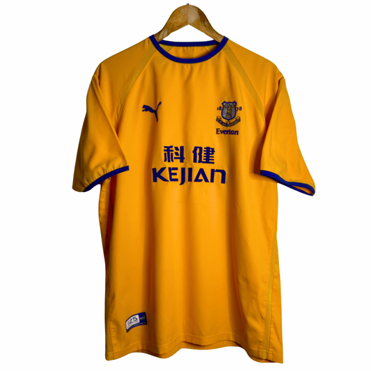 2003-04 Everton Away Shirt - L