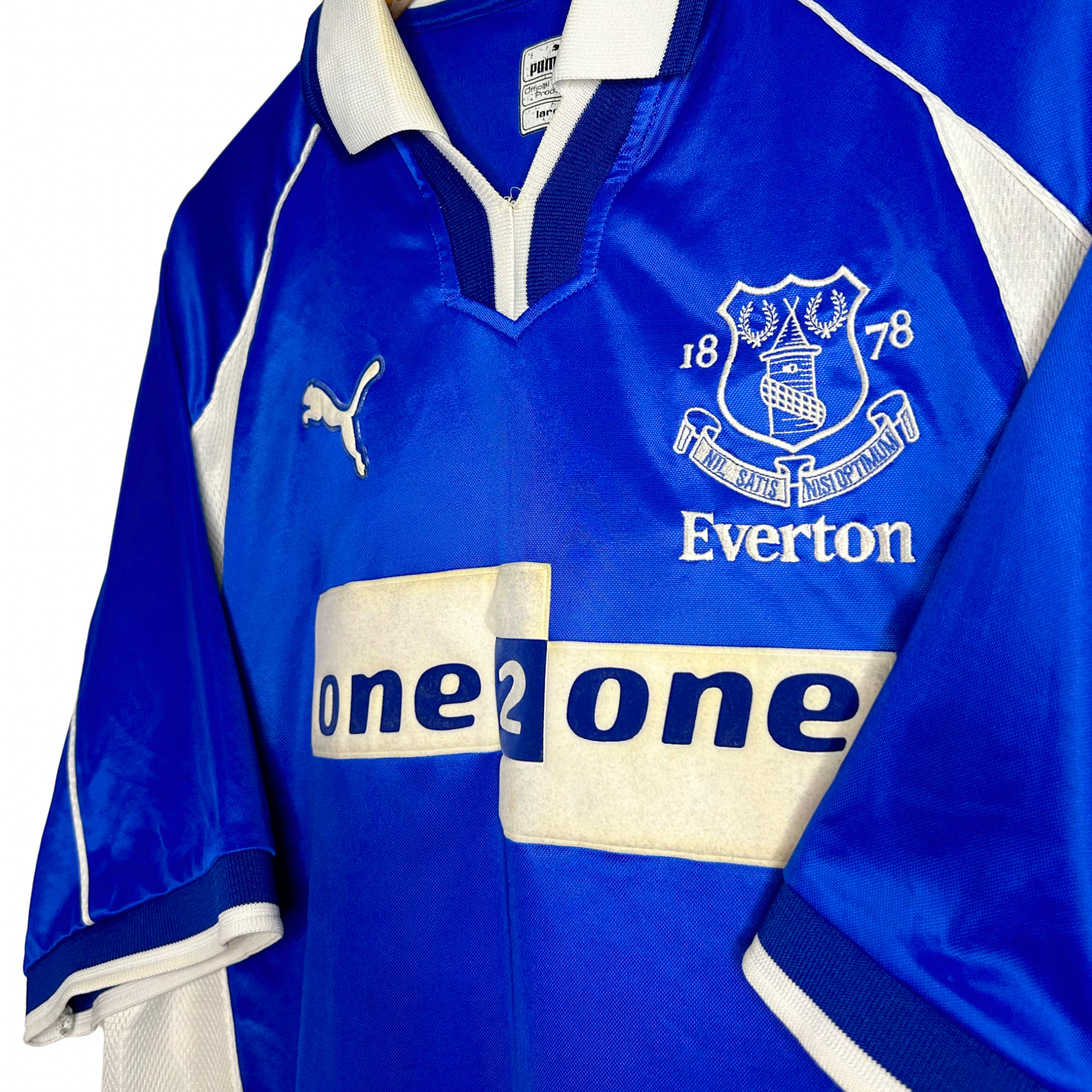 2000-02 Everton Home Shirt - L