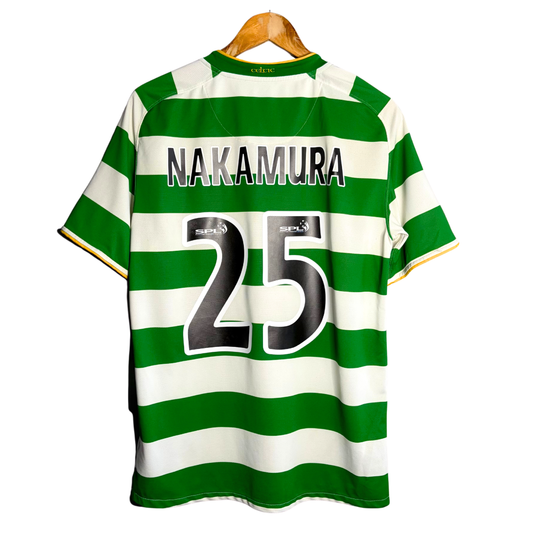 2008-09 Celtic Home Shirt “Nakamura 25” - M