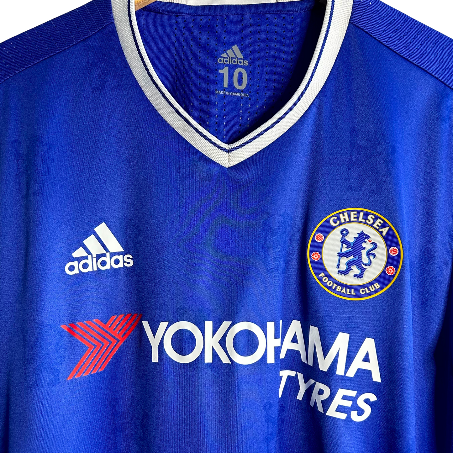 2016-17 Chelsea Player-Spec Home Shirt “Hazard 10” - XL